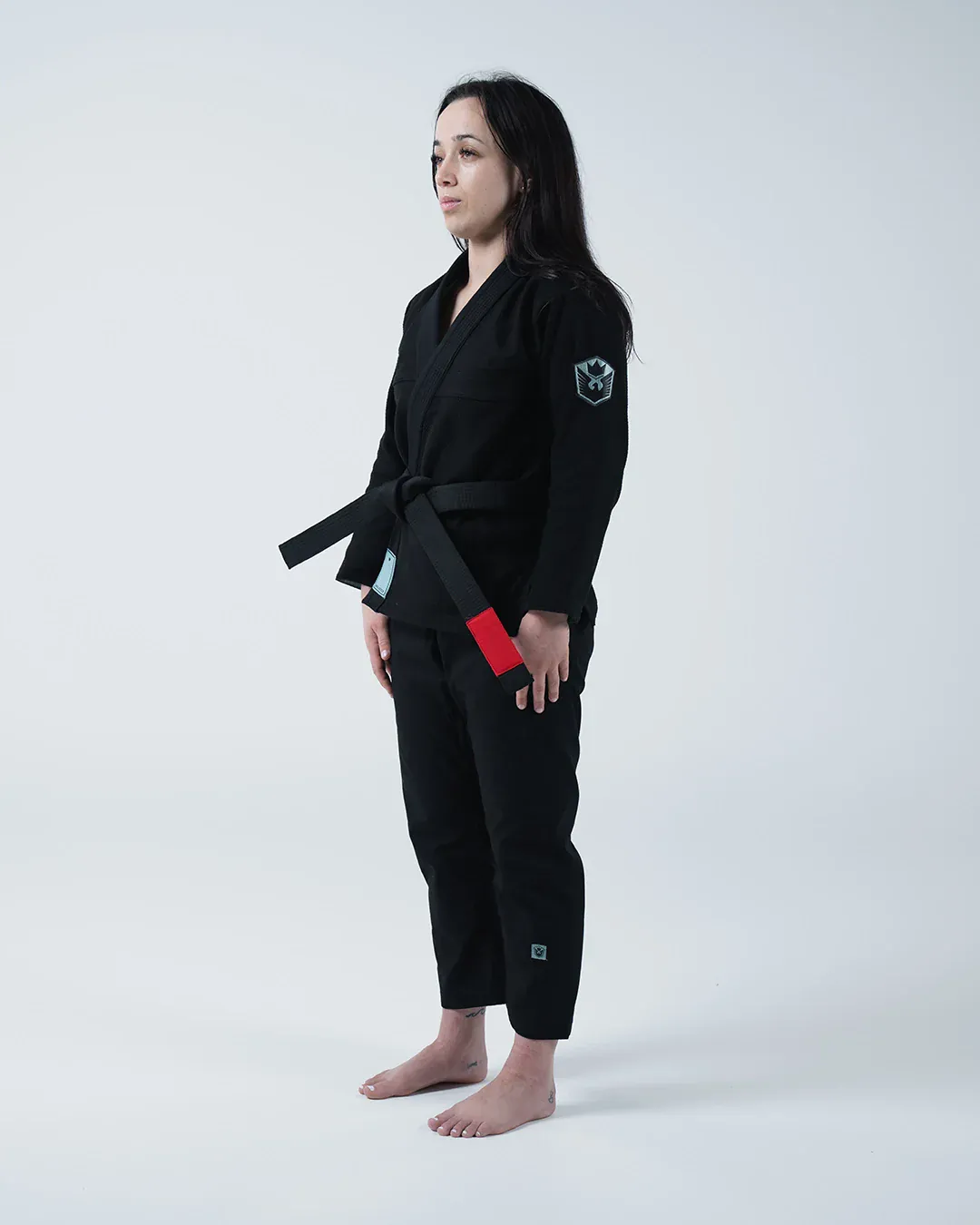 Balistico 4.0 Womens Jiu Jitsu Gi - Black - Image 4