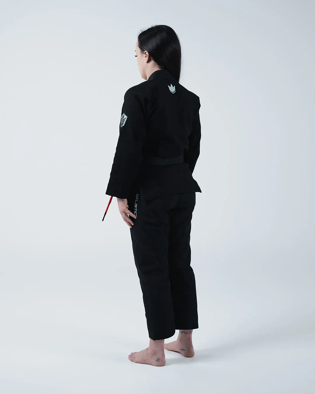 Balistico 4.0 Womens Jiu Jitsu Gi - Black - Image 6