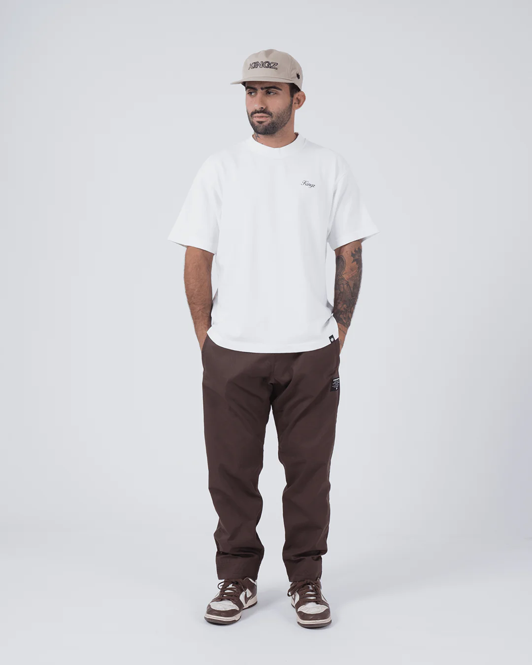 Casual Rip Stop Gi Pant - Brown - Image 10