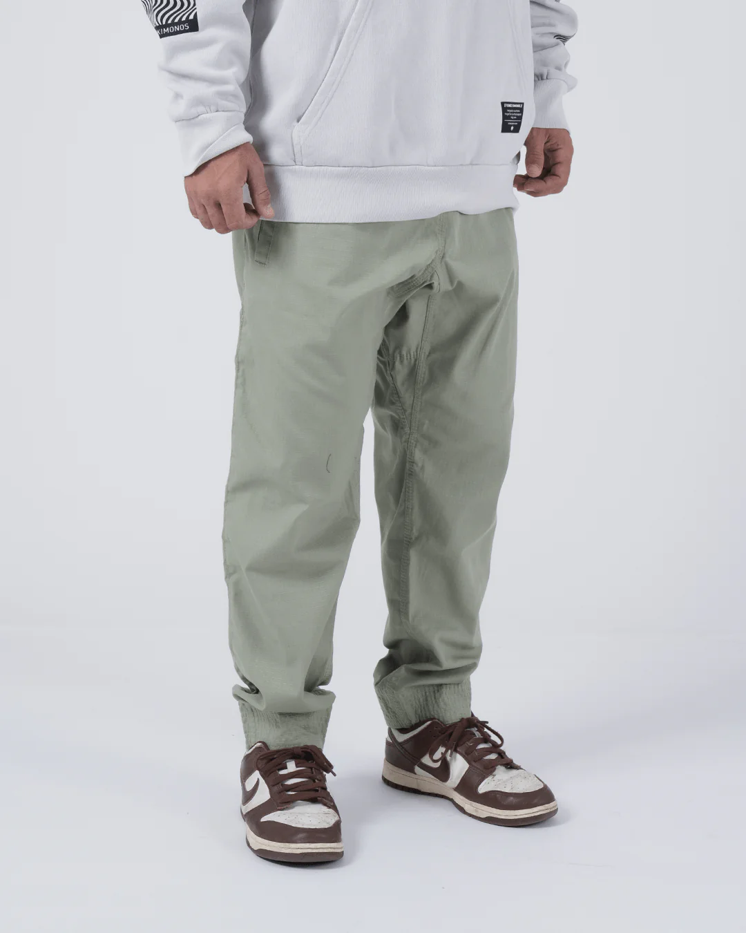 Casual Rip Stop Gi Pant - Sage - Image 6
