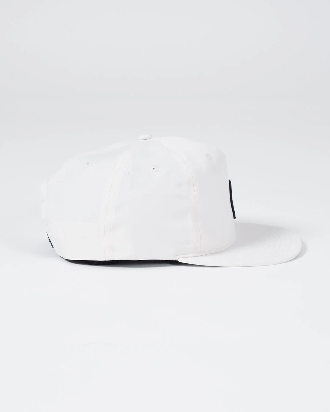 Crown Patch 5-Panel Strapback Hat - Natural - Image 5