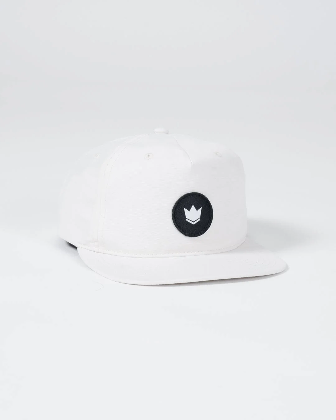 Crown Patch 5-Panel Strapback Hat - Natural - Image 6