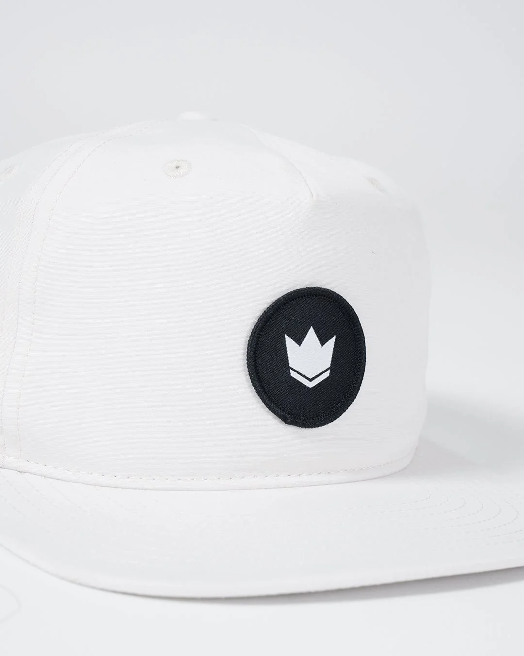 Crown Patch 5-Panel Strapback Hat - Natural - Image 7