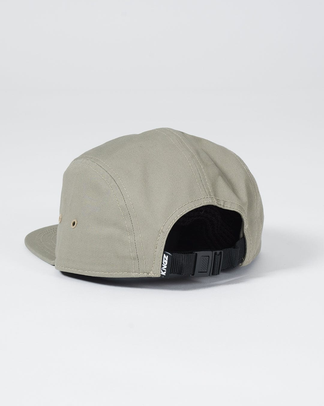 Crown Patch Strapback Hat - Sage Green - Image 4