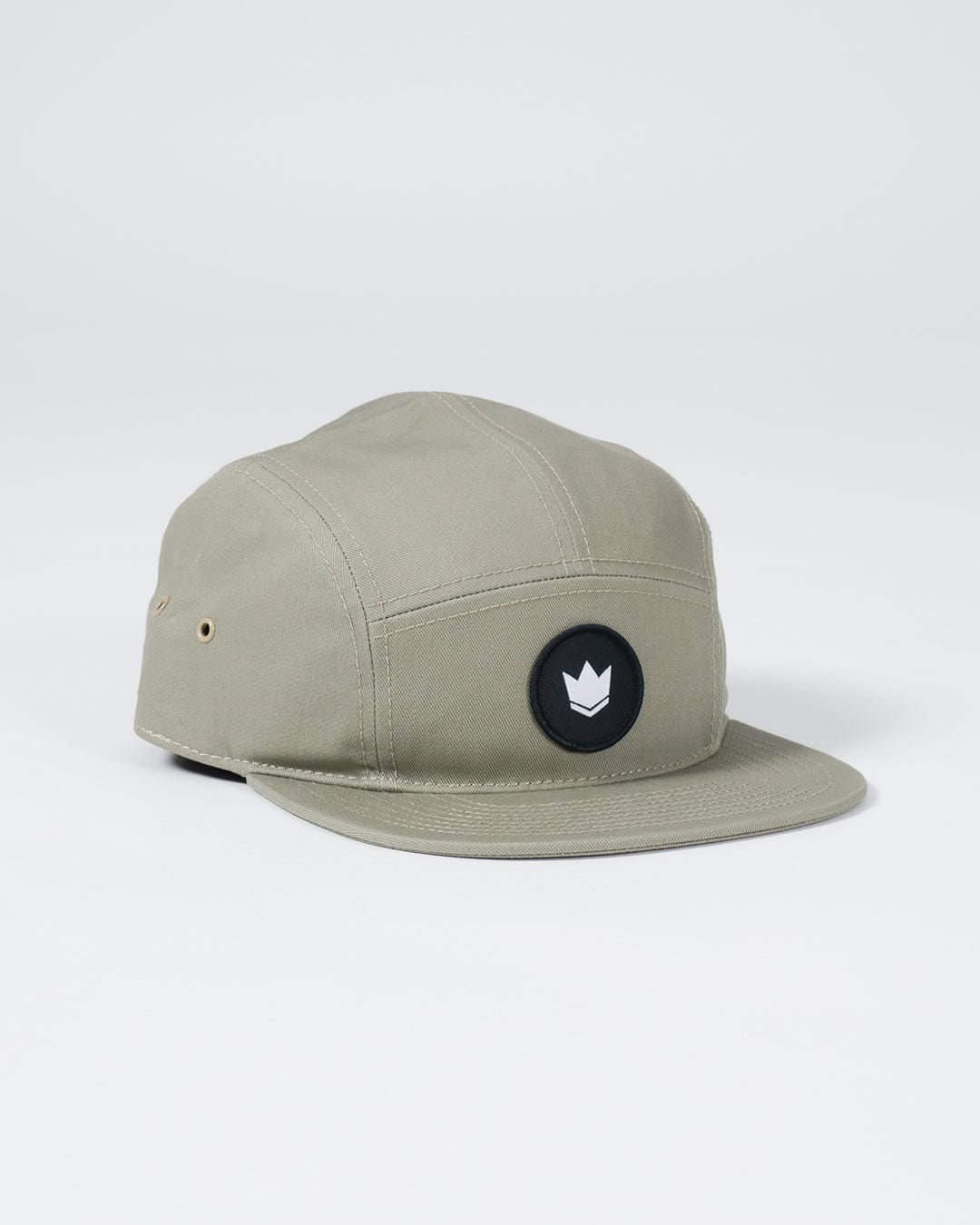 Crown Patch Strapback Hat - Sage Green - Image 7