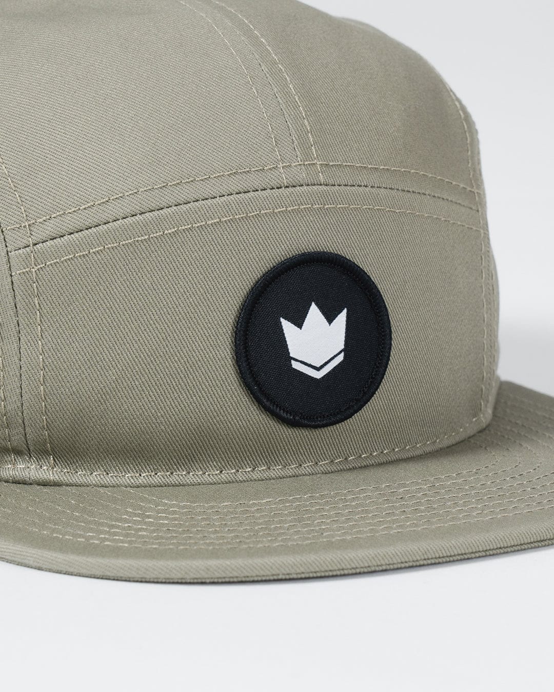 Crown Patch Strapback Hat - Sage Green - Image 8
