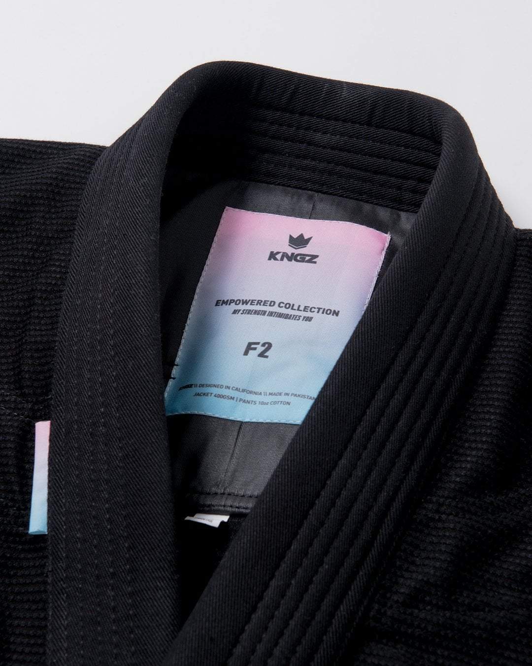 Empowered Womens Jiu Jitsu Gi - Black - Image 15