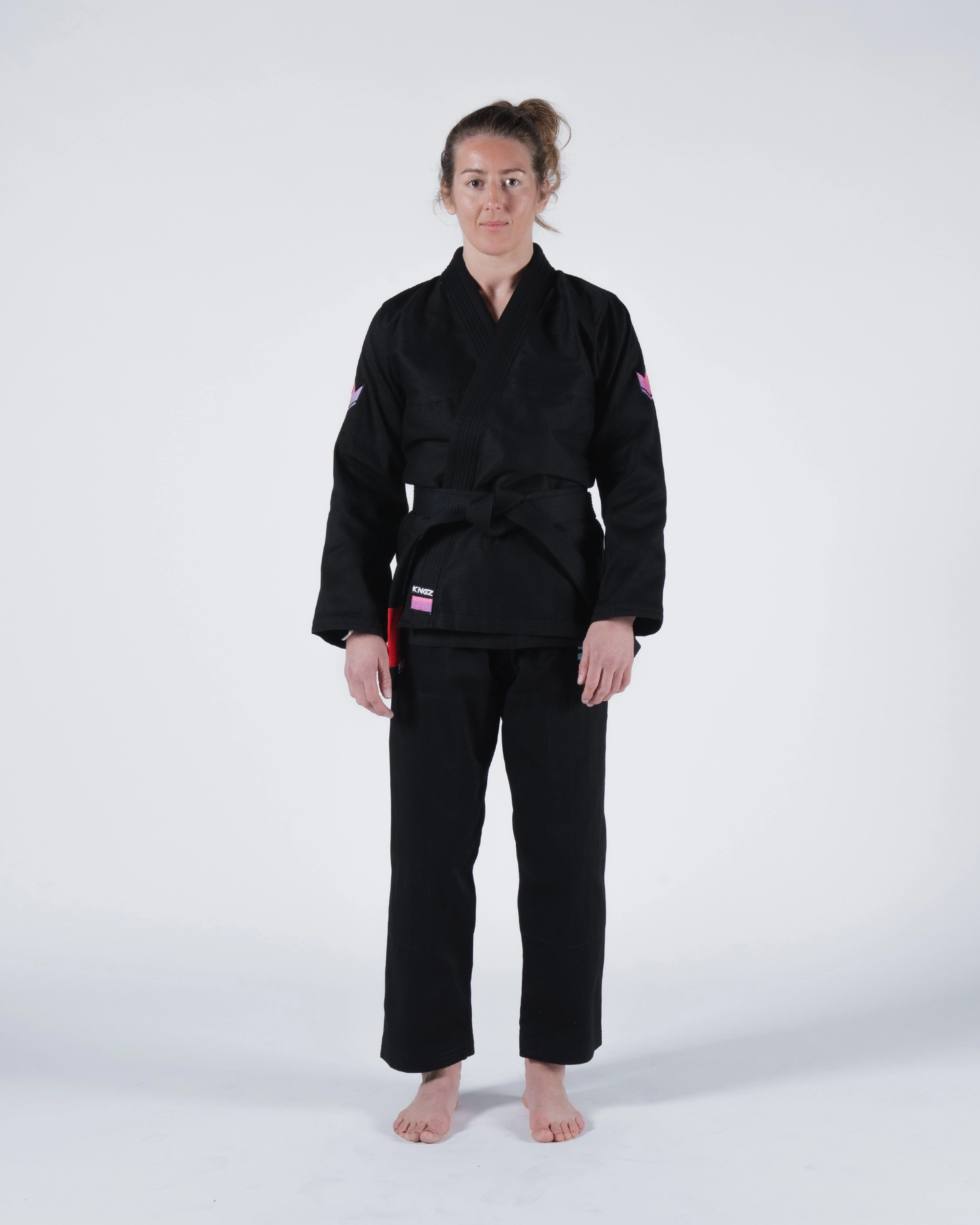 Empowered Womens Jiu Jitsu Gi - Black - Image 3
