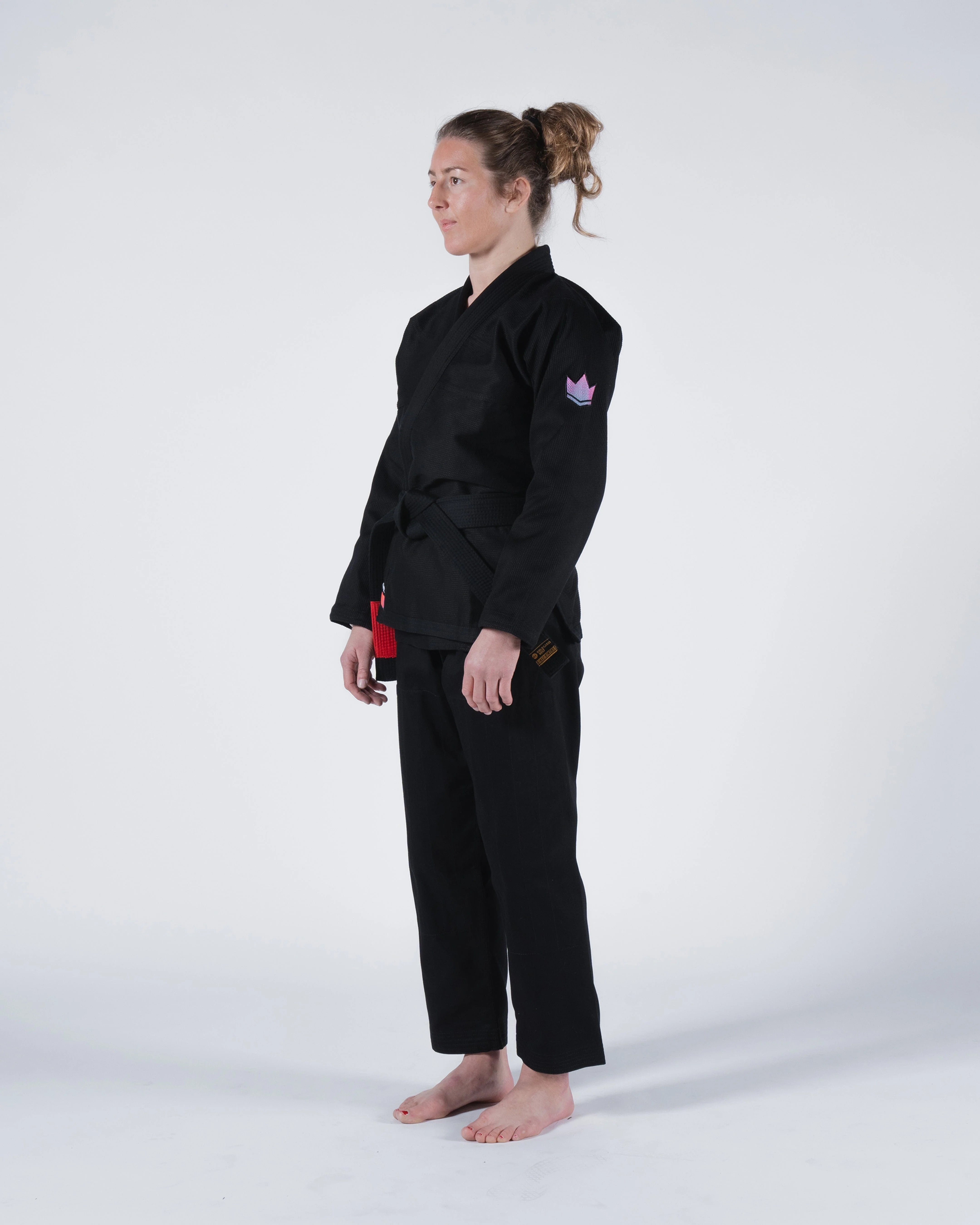 Empowered Womens Jiu Jitsu Gi - Black - Image 4