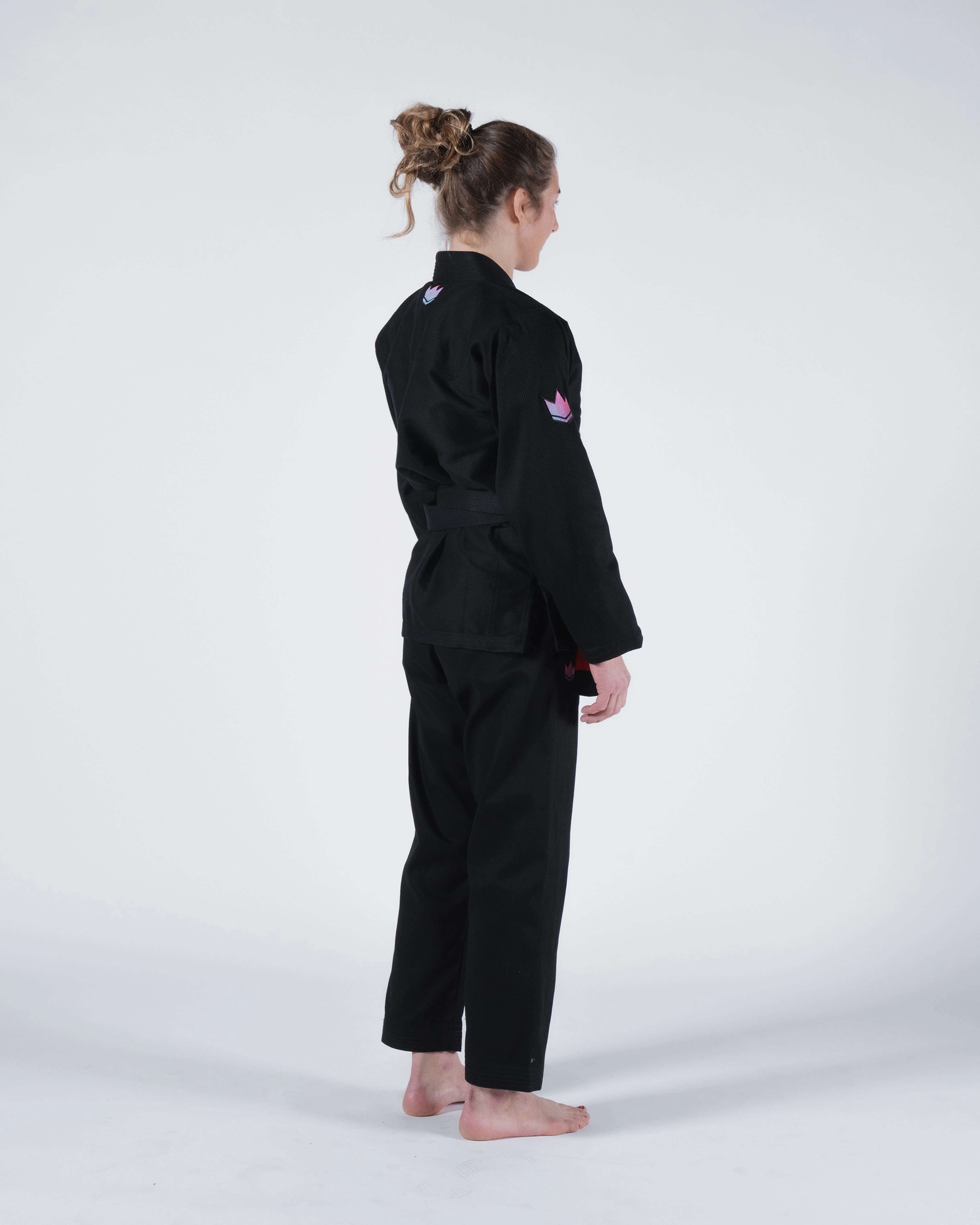 Empowered Womens Jiu Jitsu Gi - Black - Image 7