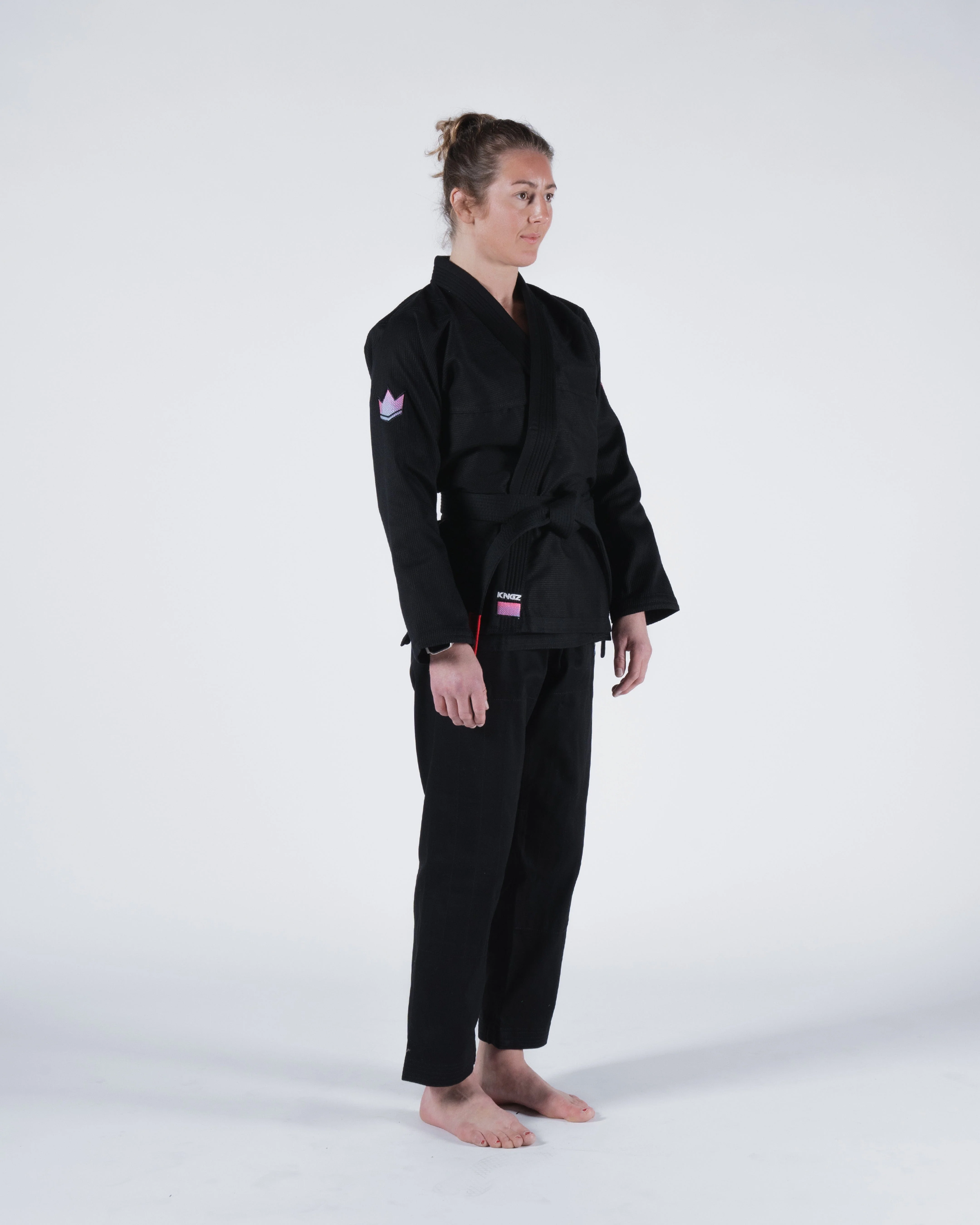 Empowered Womens Jiu Jitsu Gi - Black - Image 8