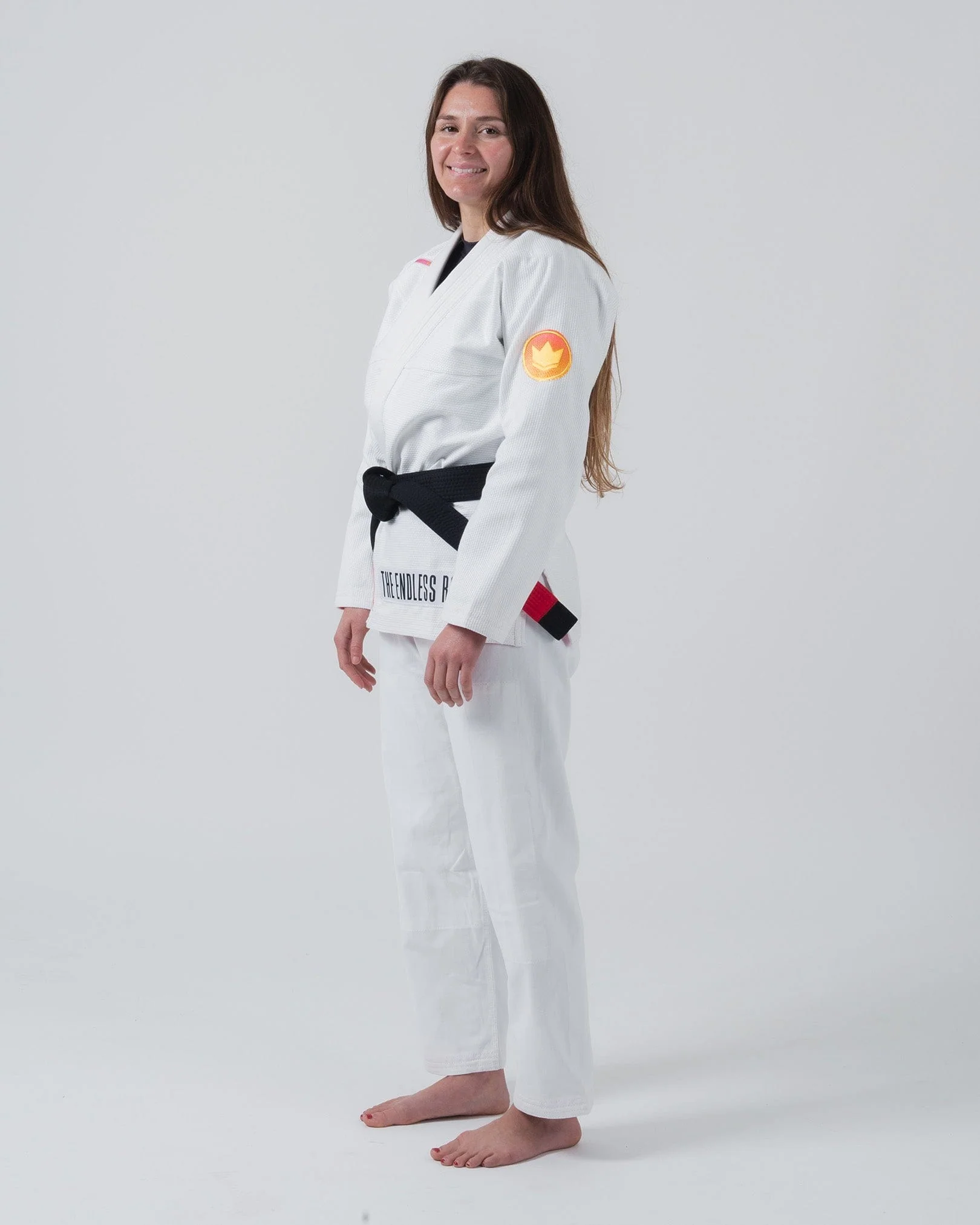 Endless Roll Womens Jiu Jitsu Gi - White (F0 only) - Image 5