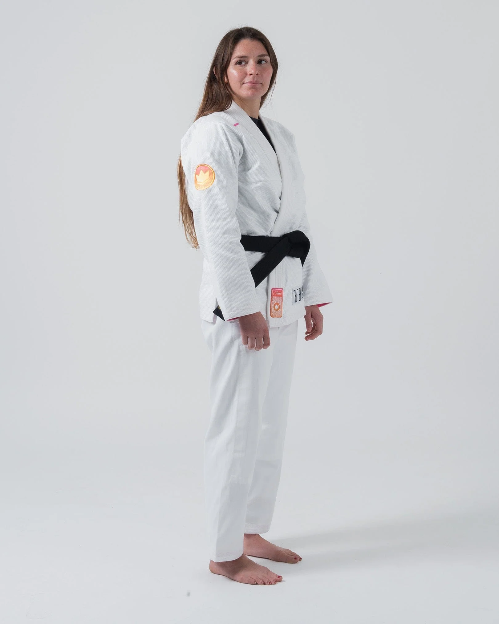 Endless Roll Womens Jiu Jitsu Gi - White (F0 only) - Image 9
