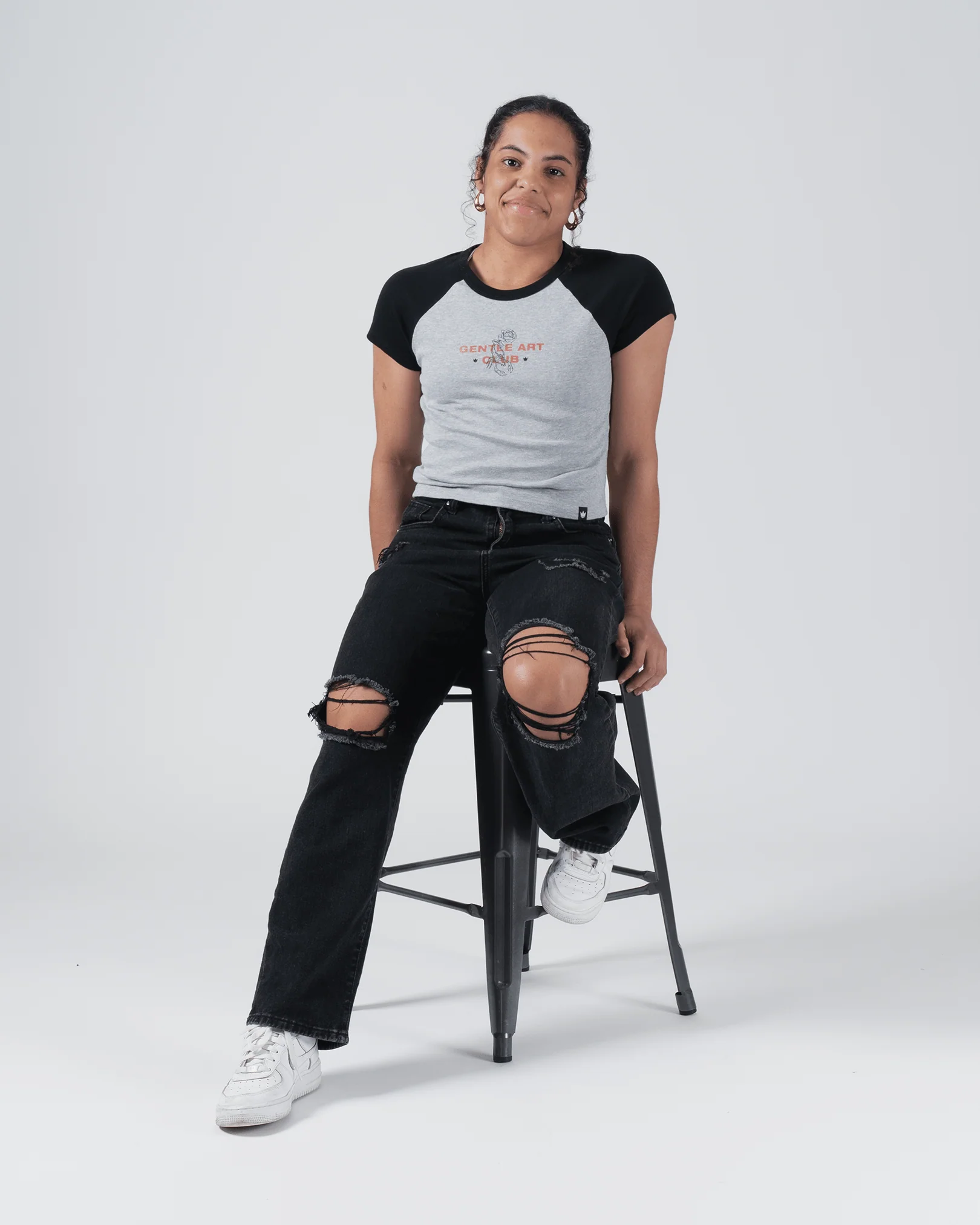 Gentle Art Club Women's Baby Tee - Image 7