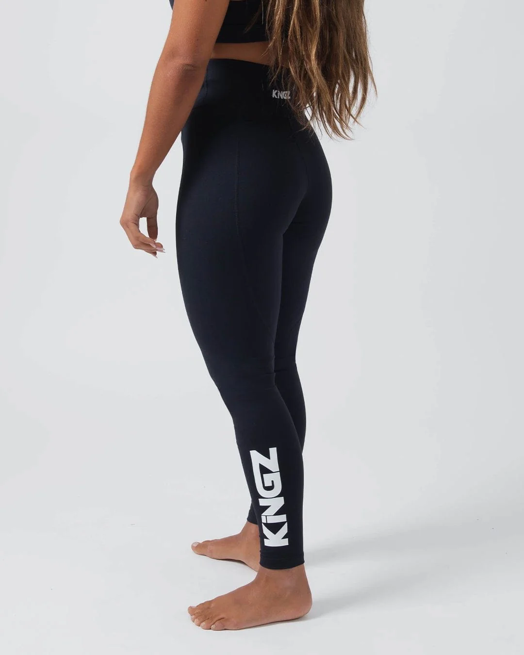 Kore Womens Grappling Spats - Black - Image 3