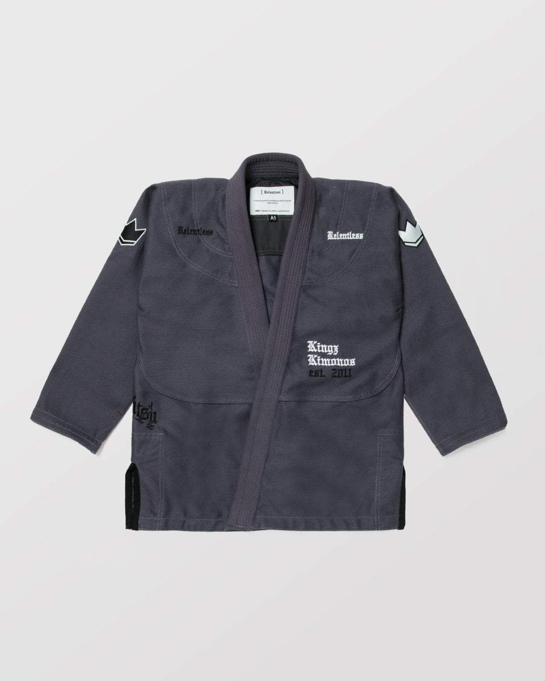Relentless Jiu Jitsu Gi - Grey - Image 11