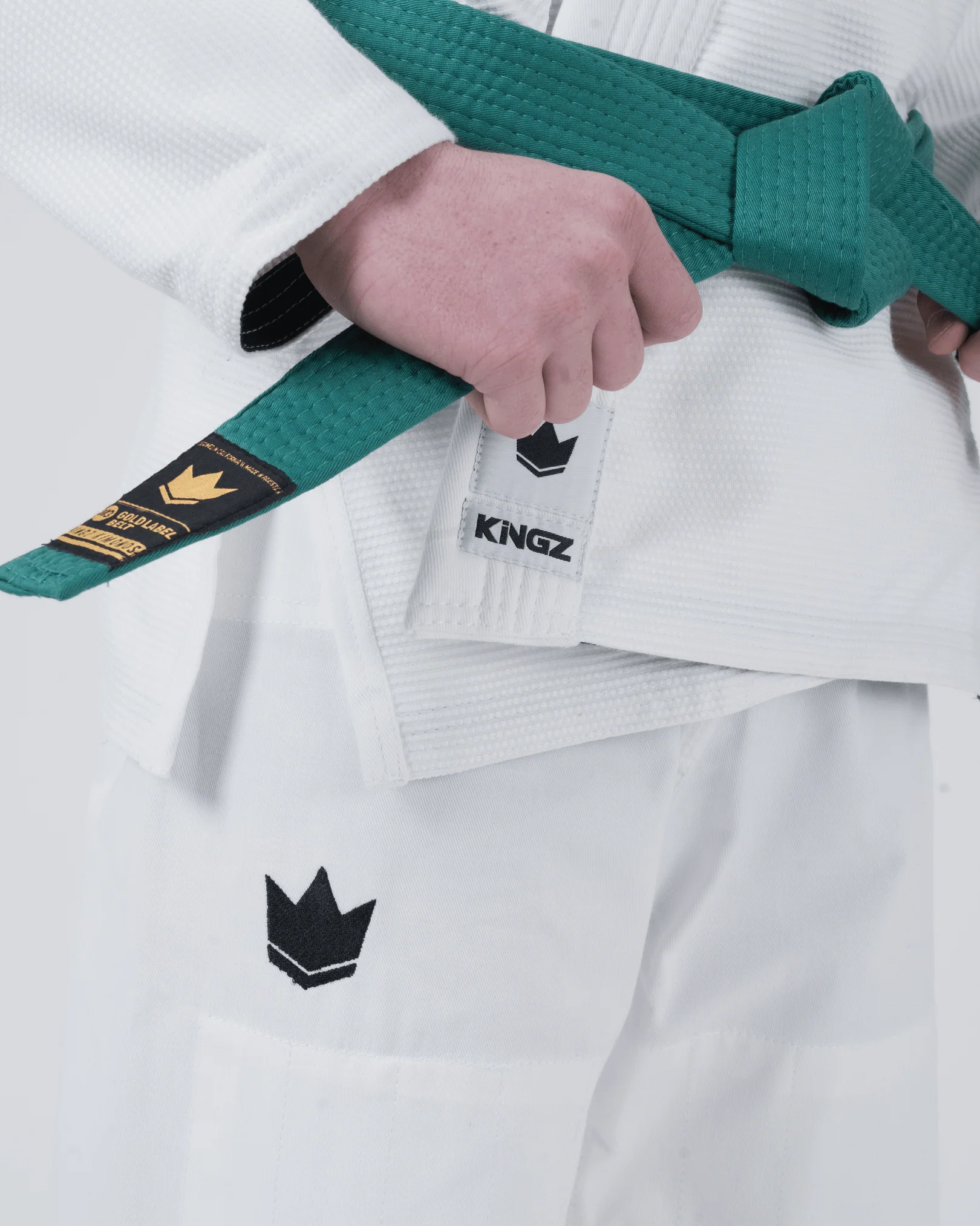 Kingz The ONE V2 Kids BJJ Gi - White - Image 11