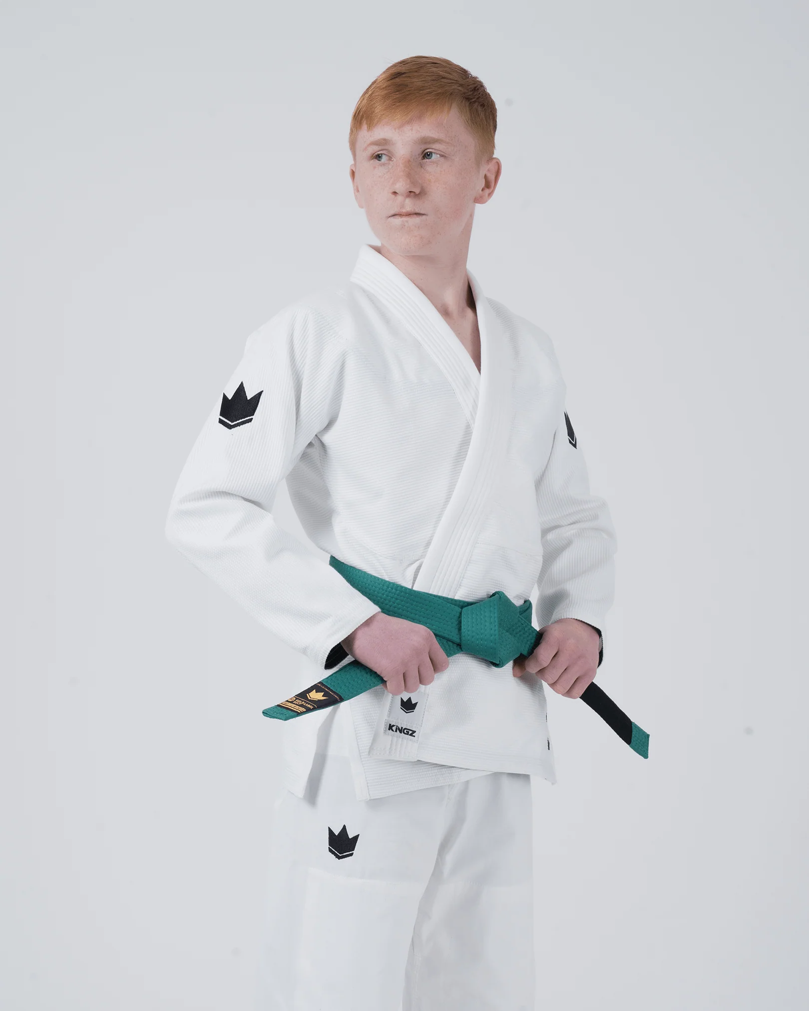 Kingz The ONE V2 Kids BJJ Gi - White - Image 18