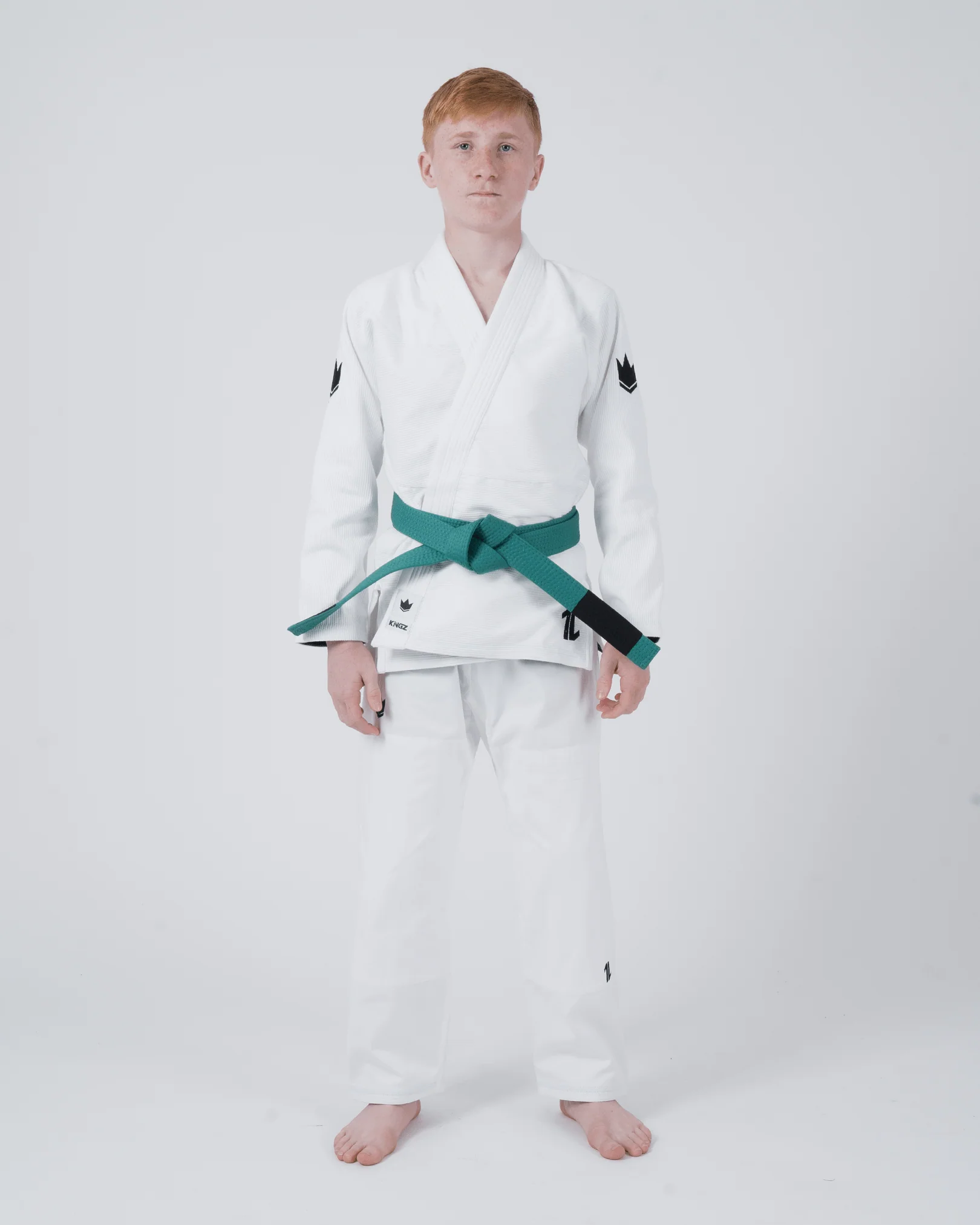 Kingz The ONE V2 Kids BJJ Gi - White - Image 3