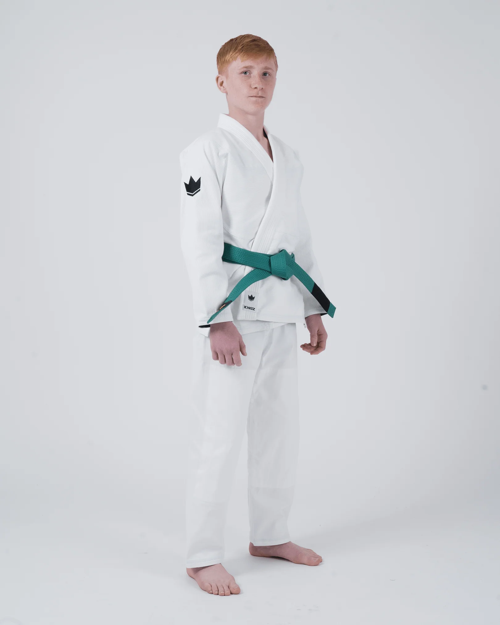 Kingz The ONE V2 Kids BJJ Gi - White - Image 8