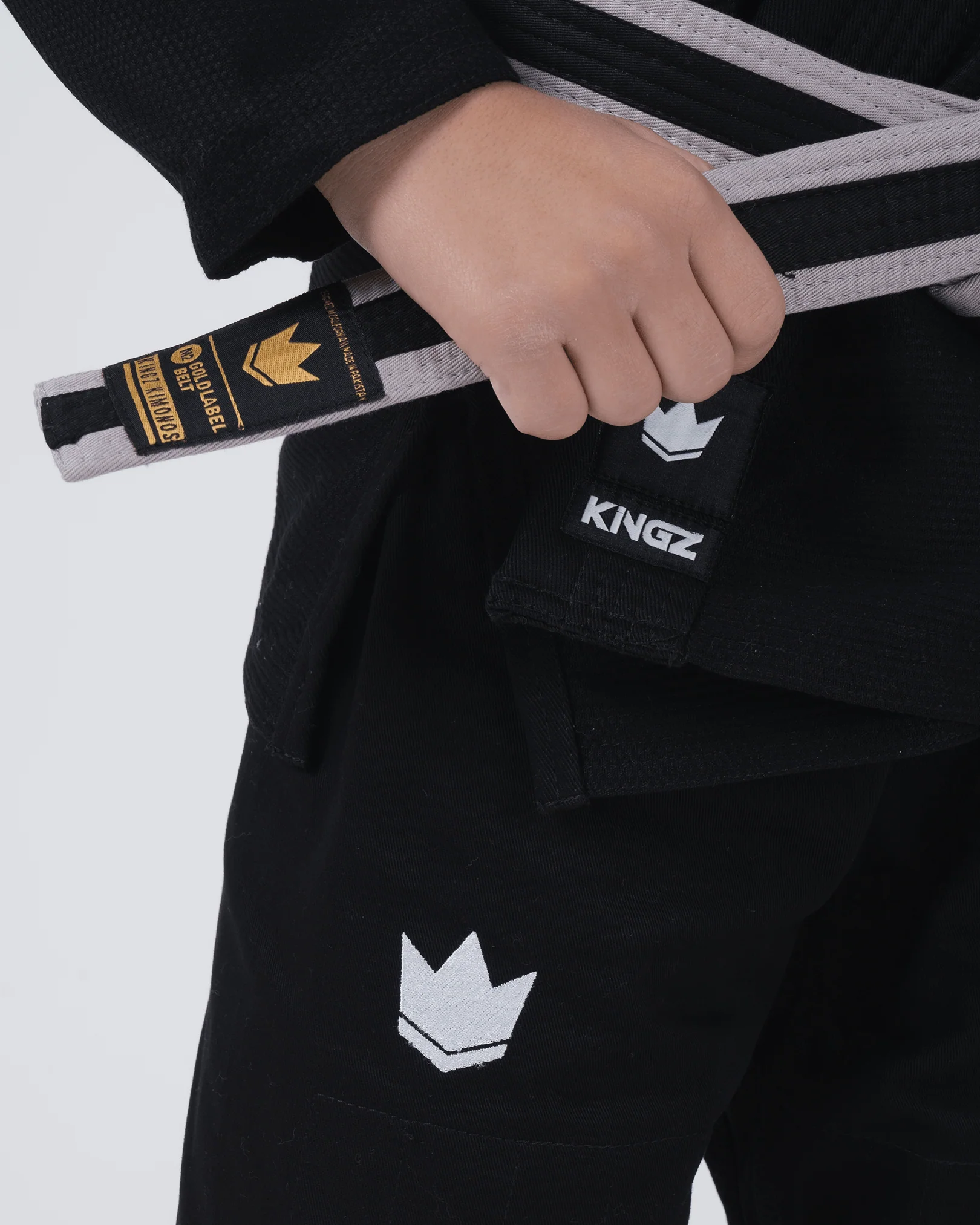 Kingz The ONE V2 Kids BJJ Gi - Black - Image 12