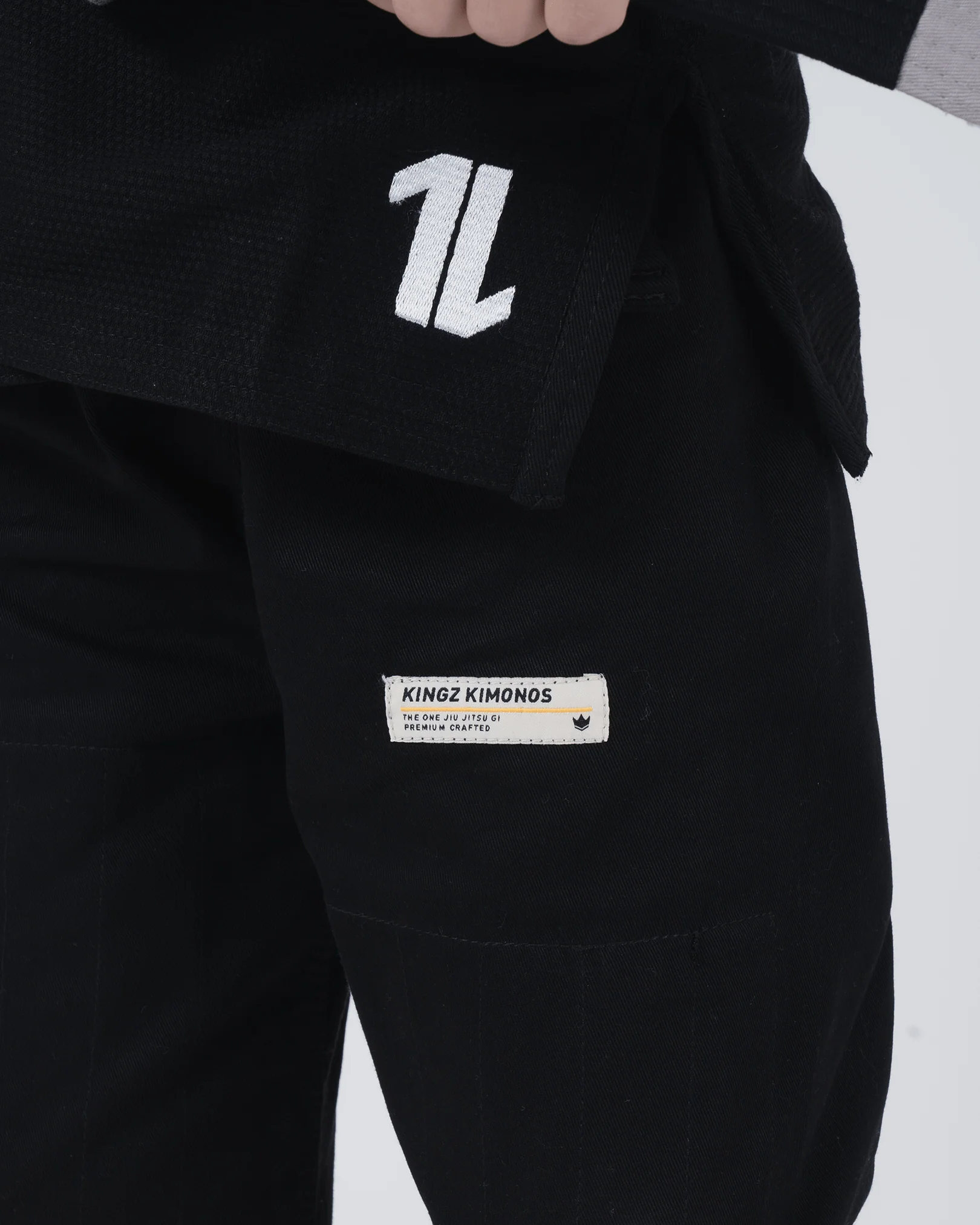 Kingz The ONE V2 Kids BJJ Gi - Black - Image 14