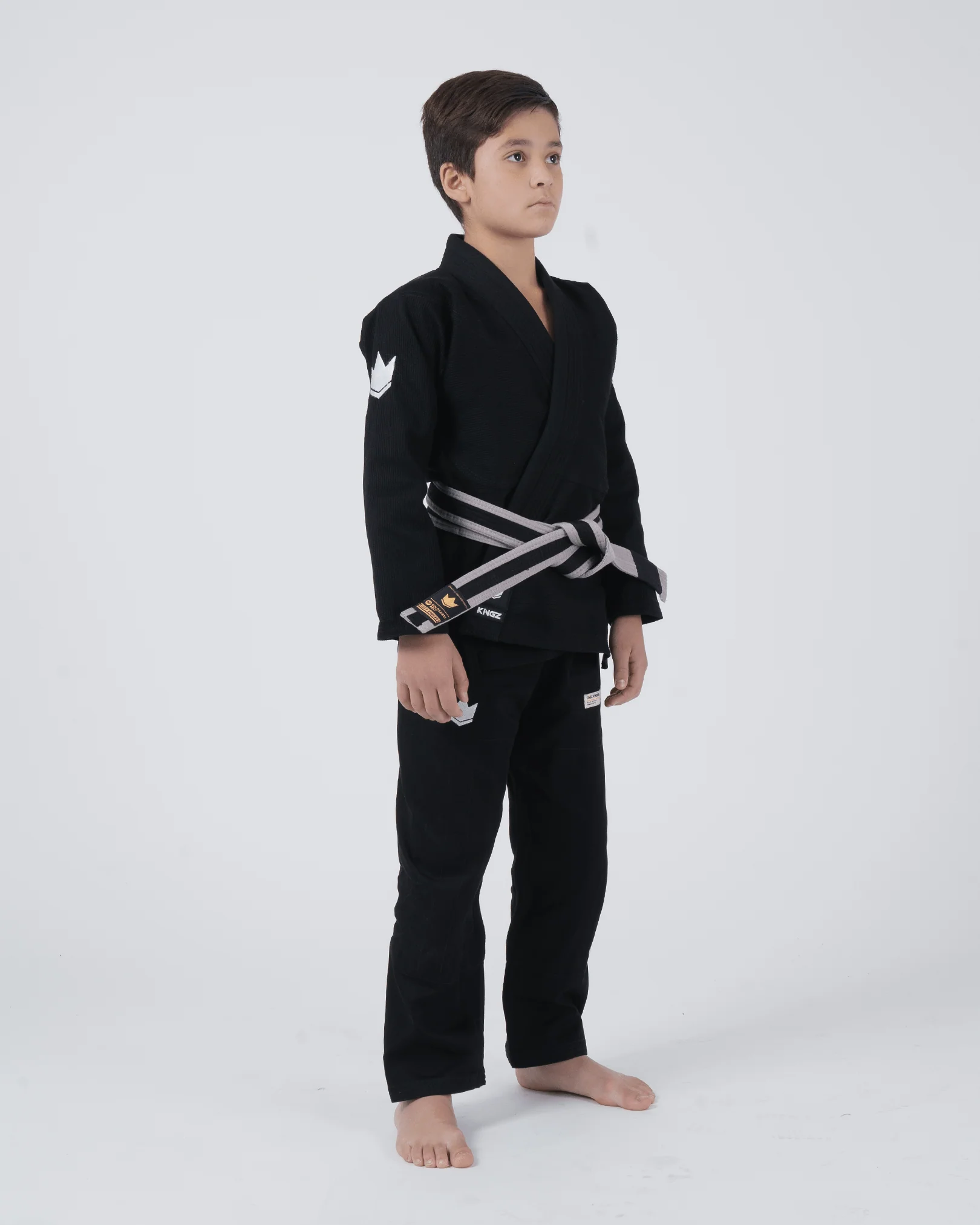 Kingz The ONE V2 Kids BJJ Gi - Black - Image 8