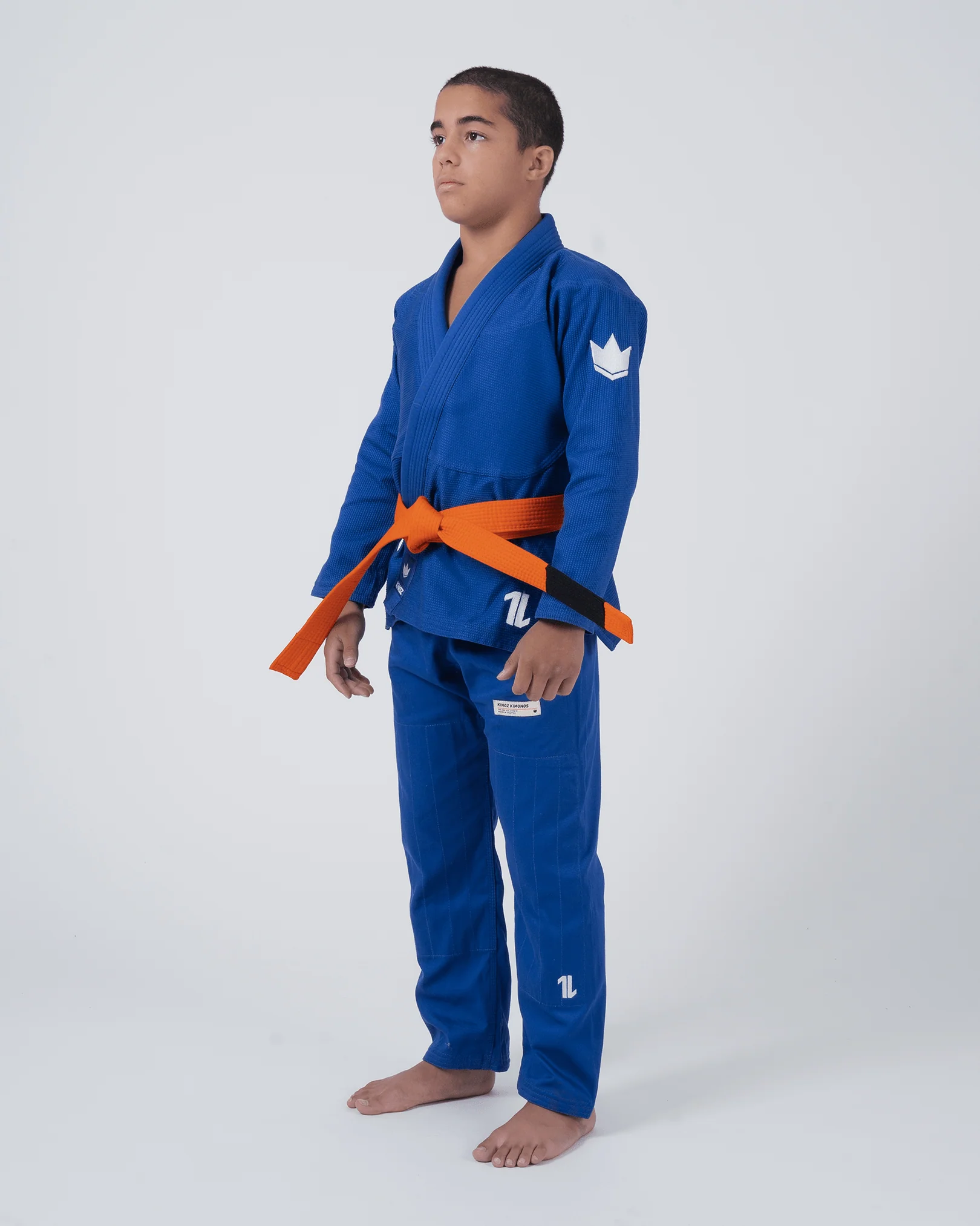 Kingz The ONE V2 Kids BJJ Gi - Blue - Image 4