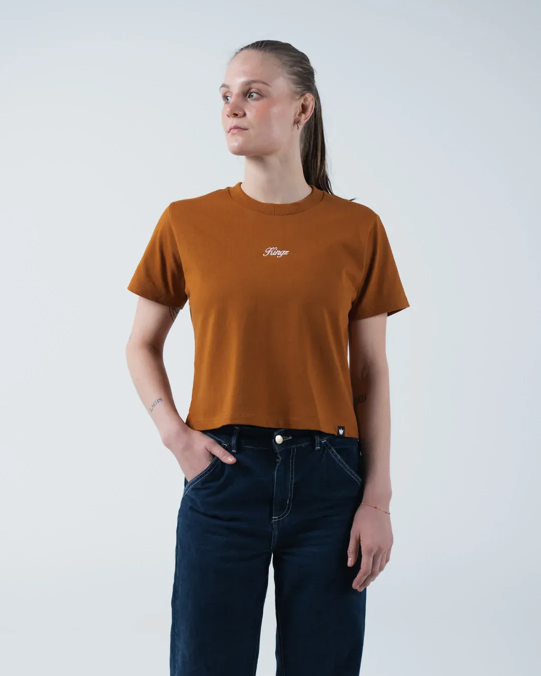 Script Women's Heavyweight Tee - Image 14