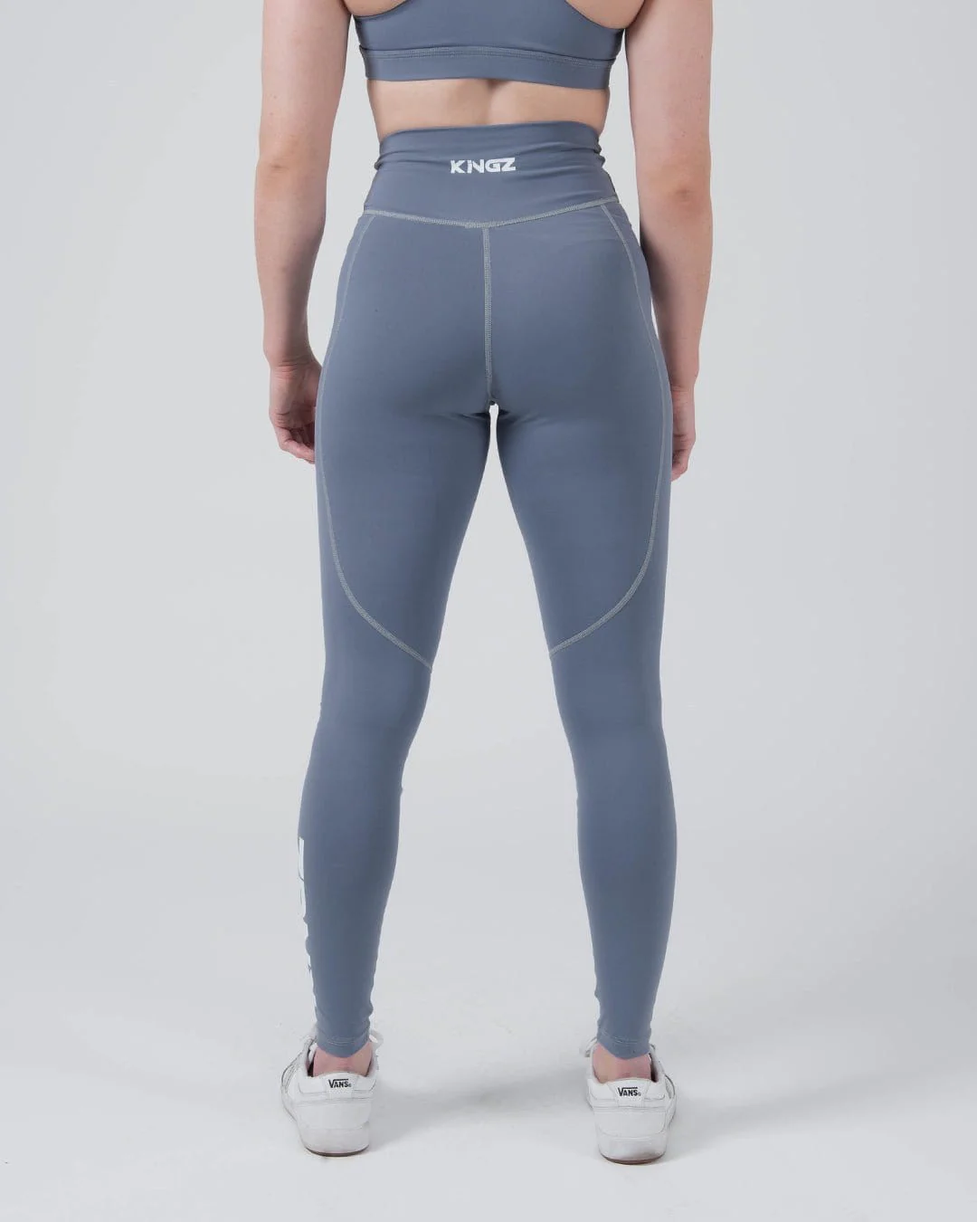 Kore Womens Grappling Spats - Smoke Blue - Image 3