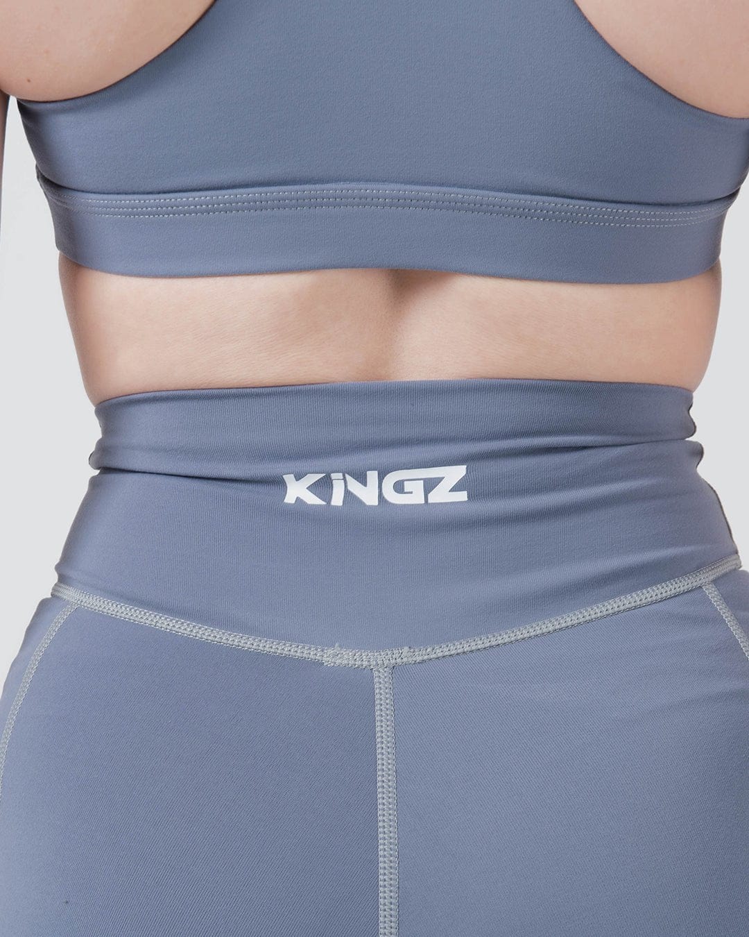 Kore Womens Grappling Spats - Smoke Blue - Image 6