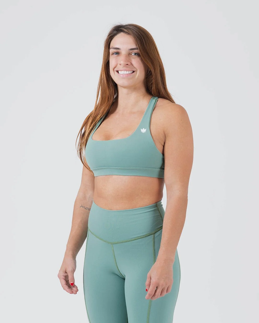Kore Womens Sports Bra - Green - Image 3