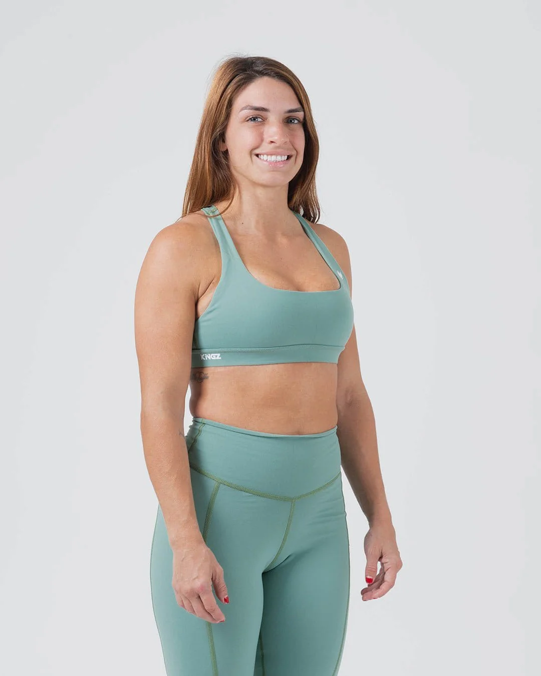 Kore Womens Sports Bra - Green - Image 7