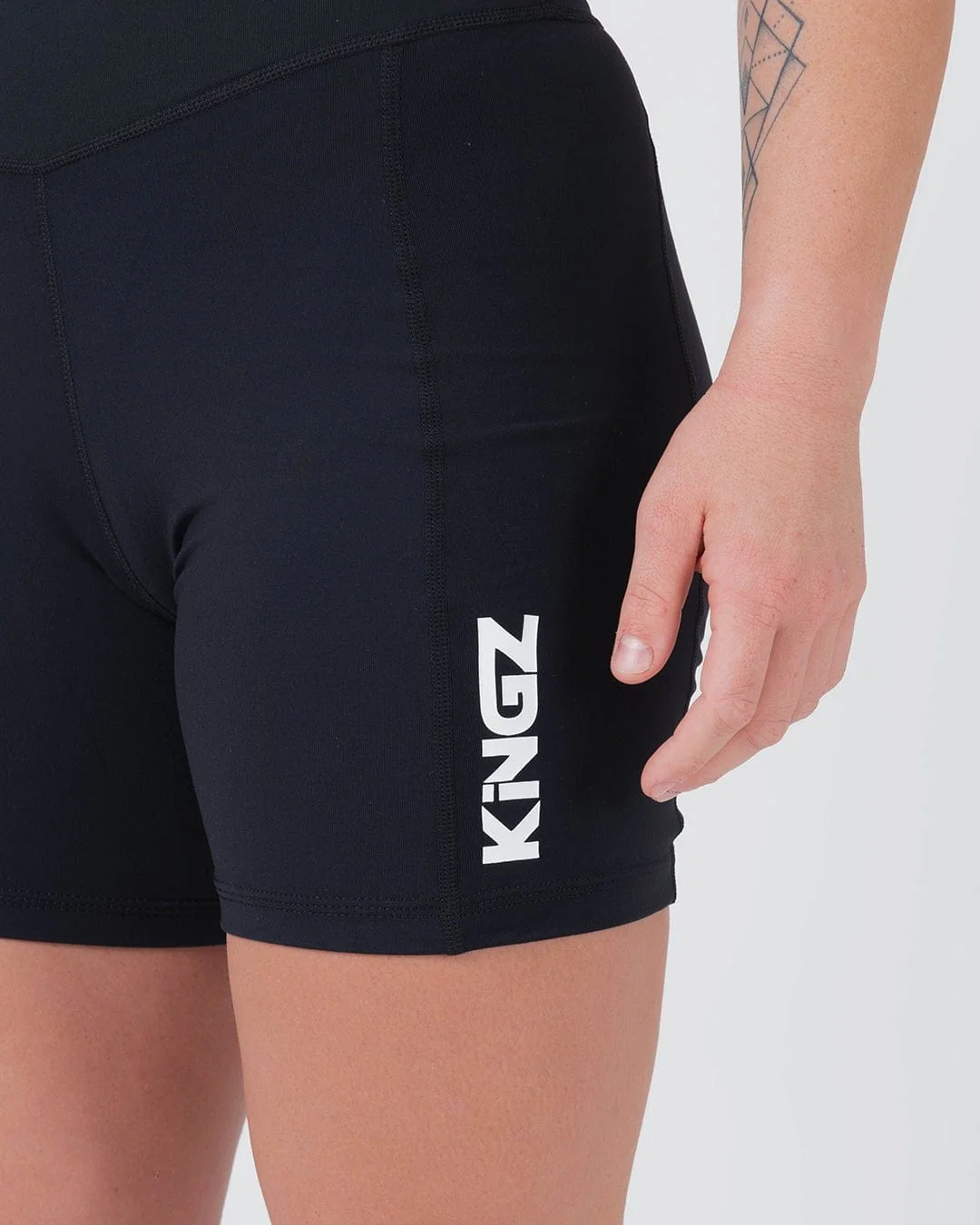 Kore Womens Training Shorts - Black - Image 5