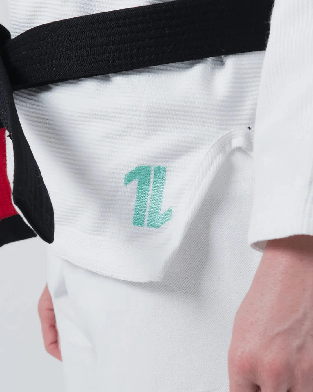 The ONE Womens Jiu Jitsu Gi - Sage Mint Edition - White - Image 11