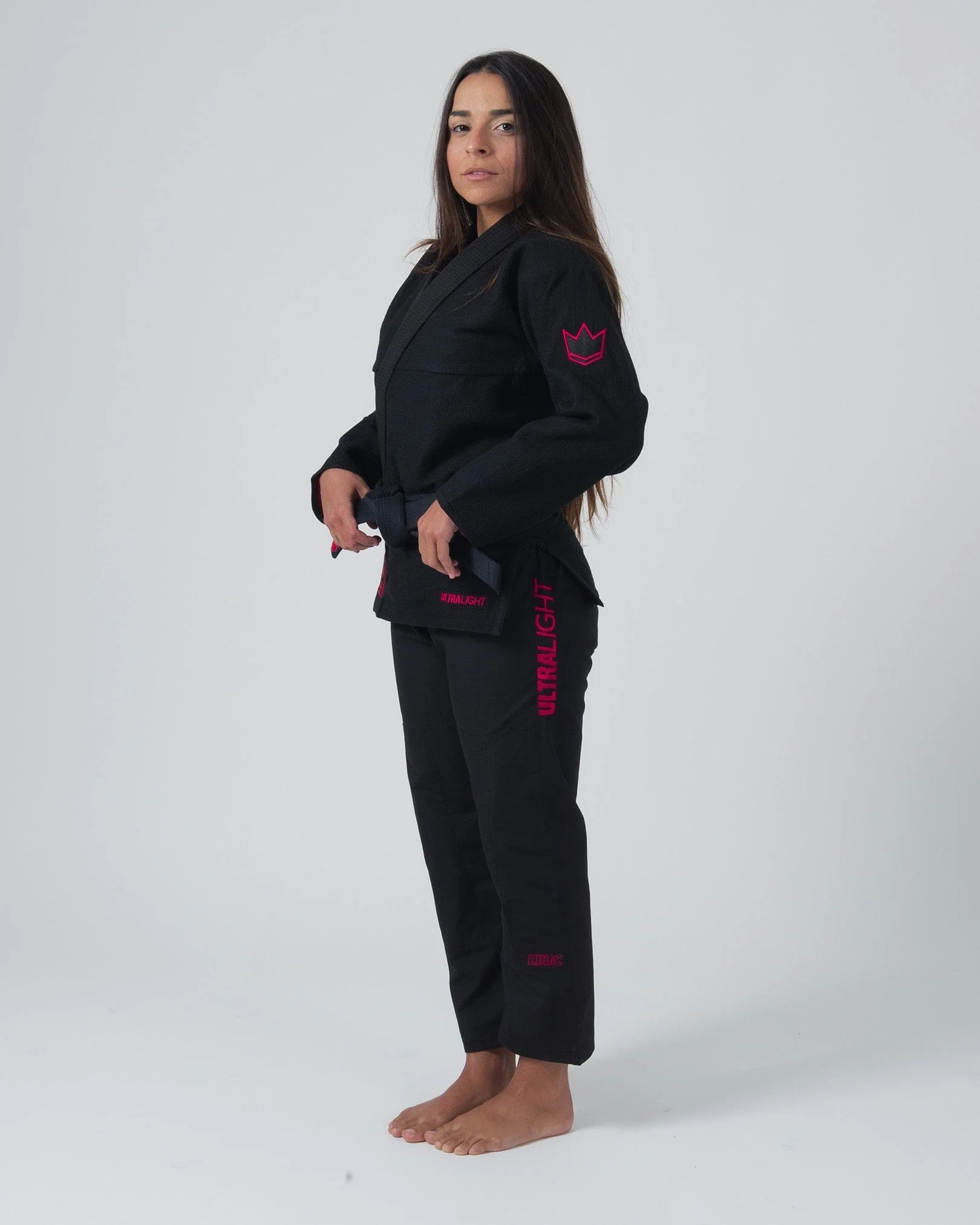 Ultralight 2.0 Womens Jiu Jitsu Gi - Black - Image 4