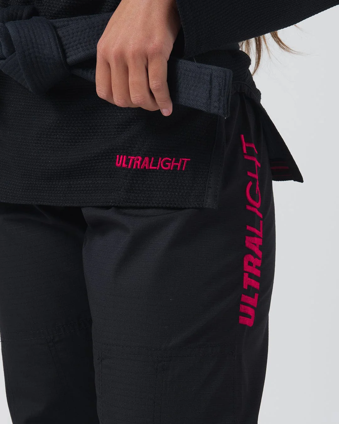 Ultralight 2.0 Womens Jiu Jitsu Gi - Black - Image 9
