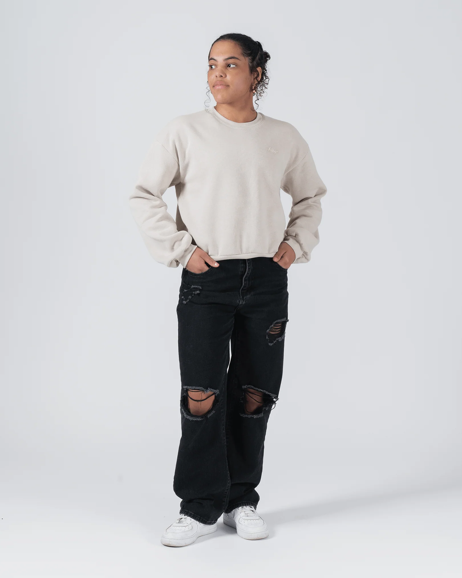 Script Women's Crewneck Sweatshirt - Image 7